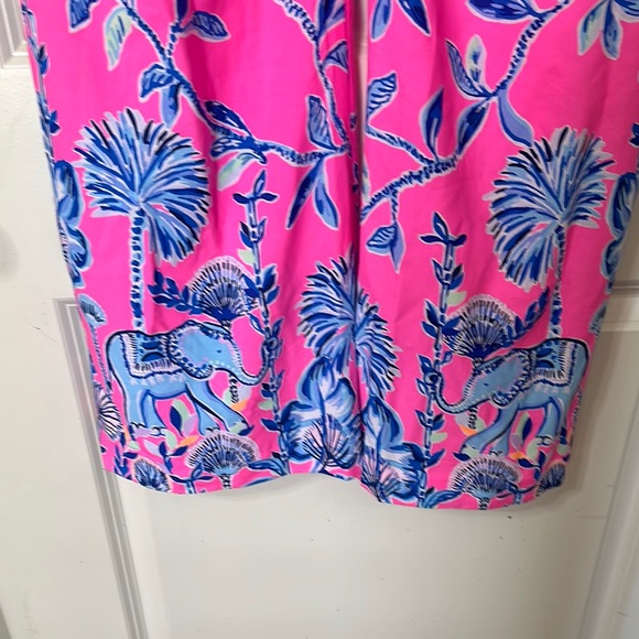 Lily Pulitzer Pink Isle Slathouse Jungle Bal Harbour Pants Wide Leg Palazzo - Picture 8 of 11
